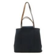 Pre-owned Leather shoulder-bags Hermès Vintage , Black , Dames