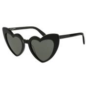 Zwart/Grijs Zonnebril Loulou SL 181 Saint Laurent , Black , Dames