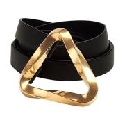 Stijlvolle leren riem voor mannen Bottega Veneta , Black , Dames