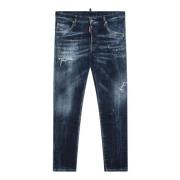 Slim Skater Jeans Dsquared2 , Blue , Heren