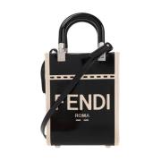 Sunshine Mini schoudertas Fendi , Black , Dames