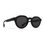 Zwart zonnebril met donkergrijs Mykita , Black , Unisex