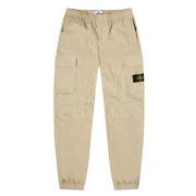 Cargo Broek 'Sand' Functionele Stijl Stone Island , Beige , Heren