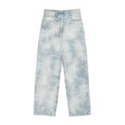 Blauwe Jeans voor Vrouwen Palm Angels , Blue , Dames