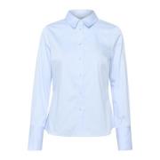 Pastelblauw Klassiek Overhemd InWear , Blue , Dames