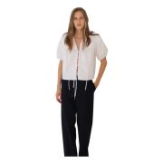 Claire Puff Shirt Designers Remix , White , Dames