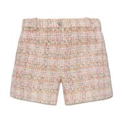 Tweed shorts met lurex draad Versace , Multicolor , Dames