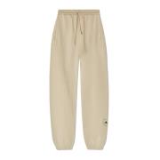 Sweatpants met bedrukt logo Adidas by Stella McCartney , Beige , Dames