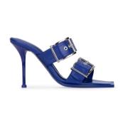 Stijlvolle Sandalen voor de Zomer Alexander McQueen , Blue , Dames