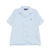 Polo Shirt met Camp Collar Ralph Lauren , Blue , Heren