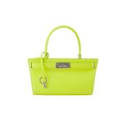 Leather handbags Tory Burch , Yellow , Dames