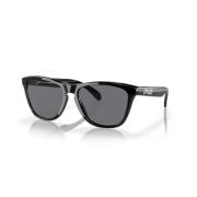 Retro Frogskins Zonnebril Oakley , Black , Unisex