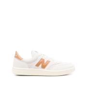 Witte Vetersneaker met Merkhiel New Balance , White , Heren