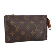 Pre-owned Canvas pouches Louis Vuitton Vintage , Brown , Dames