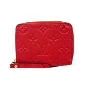 Pre-owned Leather wallets Louis Vuitton Vintage , Red , Dames