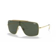 Vierkante metalen zonnebril met spiegelglazen Ray-Ban , Yellow , Unise...