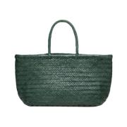 Handgeweven leren tas Dragon Diffusion , Green , Dames