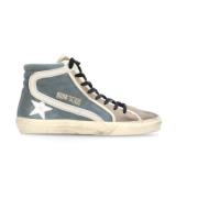 Slide Sneakers Golden Goose , Blue , Dames