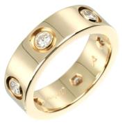 Pre-owned Metal rings Cartier Vintage , Yellow , Dames