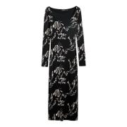 Lange Jurken Collectie Lente/Zomer Desigual , Black , Dames