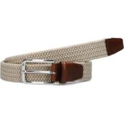 Beige Gevlochten Clorio Riem Hugo Boss , Beige , Heren