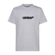 Witte Pijl Slim Tee Shirt Off White , White , Heren