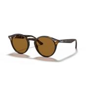 Ronde Zonnebril Ray-Ban , Brown , Unisex