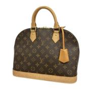 Pre-owned Canvas handbags Louis Vuitton Vintage , Brown , Dames