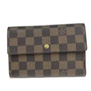 Pre-owned Canvas wallets Louis Vuitton Vintage , Brown , Dames