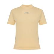 Beige T-shirt en Polo Set Jacquemus , Beige , Dames