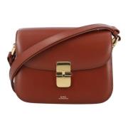 Hazelnoot Handtas Sac Grace A.p.c. , Brown , Dames