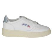 Lage Leren Sneakers Autry , White , Dames