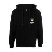 Zwarte Beer Sweatshirt Moschino , Black , Heren