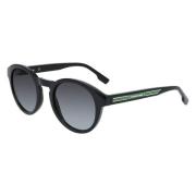 Zwarte Injectie Zonnebril Categorie 3 Lacoste , Black , Dames