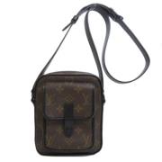 Pre-owned Canvas shoulder-bags Louis Vuitton Vintage , Brown , Dames