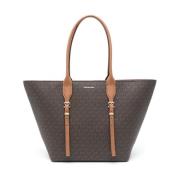 Bruine Toprits Handtas Michael Kors , Brown , Dames