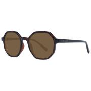 Bruine Herenzonnebril Ronde Stijl Ted Baker , Brown , Heren