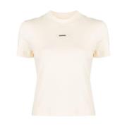 Beige T-shirts en Polos Jacquemus , Beige , Dames