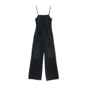 Midnight Blue Broek Zijrits Diesel , Blue , Dames