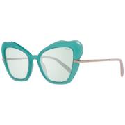 Turquoise Vlinder Zonnebril Verlooplens Emilio Pucci , Multicolor , Da...