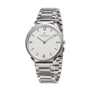 Zilveren Heren Quartz Analoog Horloge Pierre Cardin , Gray , Heren