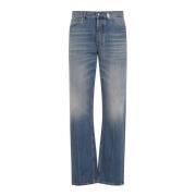 Blauwe Jeans voor Mannen Alexander McQueen , Blue , Heren