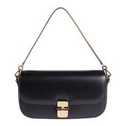 Grace Chain Clutch Tas A.p.c. , Black , Dames