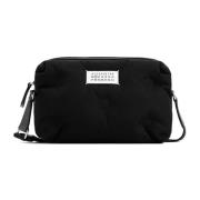 Zwarte Crossbody Tas met Rits Maison Margiela , Black , Heren