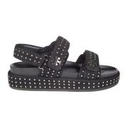 Studded Sport Sandal Tory Burch , Black , Dames