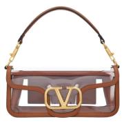 Leather handbags Valentino , Brown , Dames