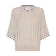 Beige Sweaters voor een stijlvolle look Brunello Cucinelli , Beige , D...