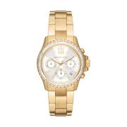 Gouden Damesmode Chronograaf Horloge Michael Kors , Yellow , Dames