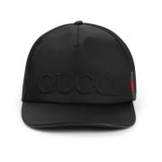 Zwarte Hoed 1060 Stijlvol Model Gucci , Black , Heren