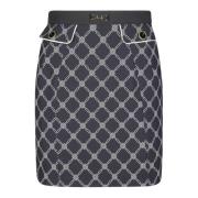 Stijlvolle Rok voor Vrouwen Elisabetta Franchi , Black , Dames